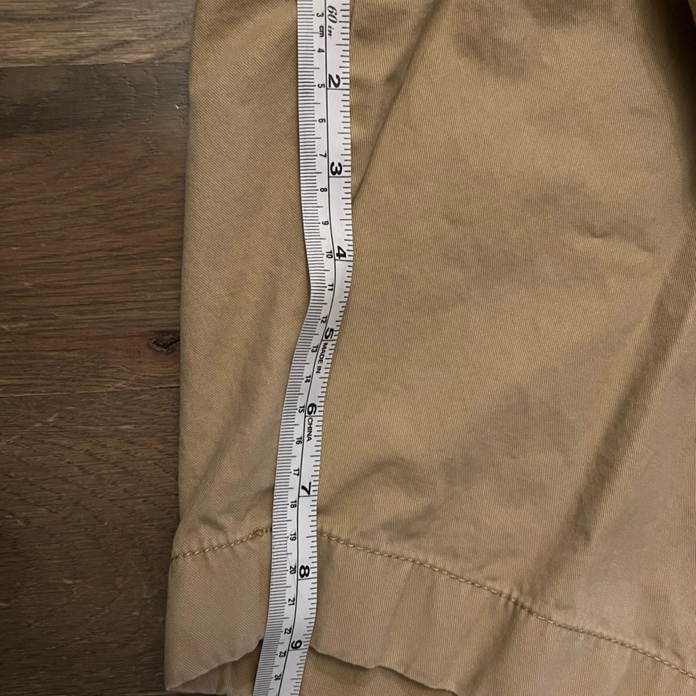 Tommy Hilfiger Tan Flat Front Shorts Sz 42 - Picture 5 of 5